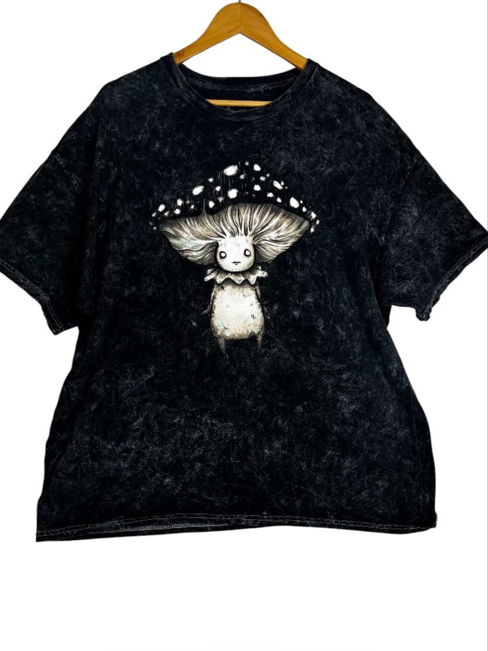 Stephanie Bayles Dark Wash Guild Of Calamity Guy Mushy Graphic Mushroom Tee 2XL